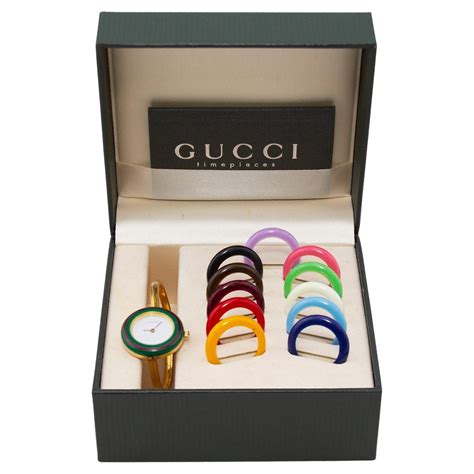 interchangeable gucci watch dupe|authentic gucci bezel watch.